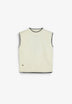 VEST WITH CONTRAST FINISHES