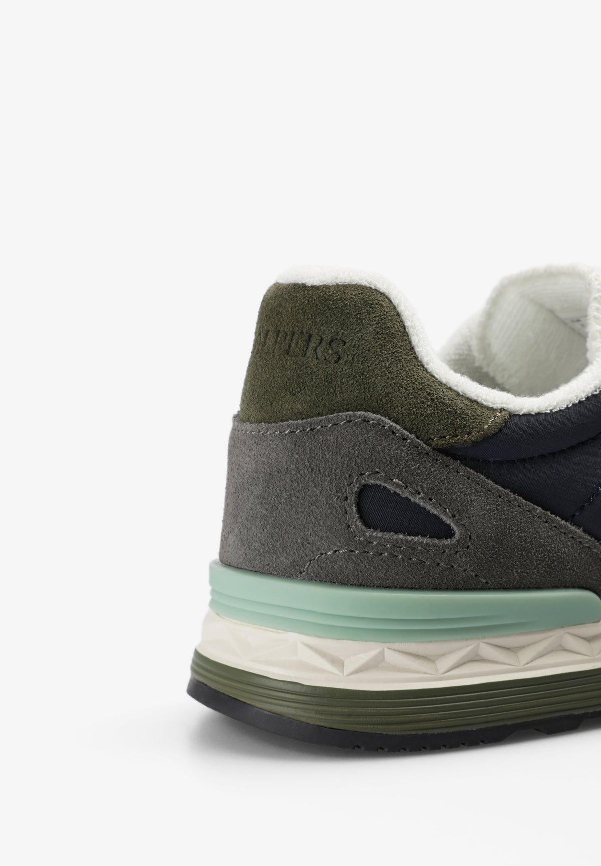 SKULL SPLIT SUEDE SNEAKERS