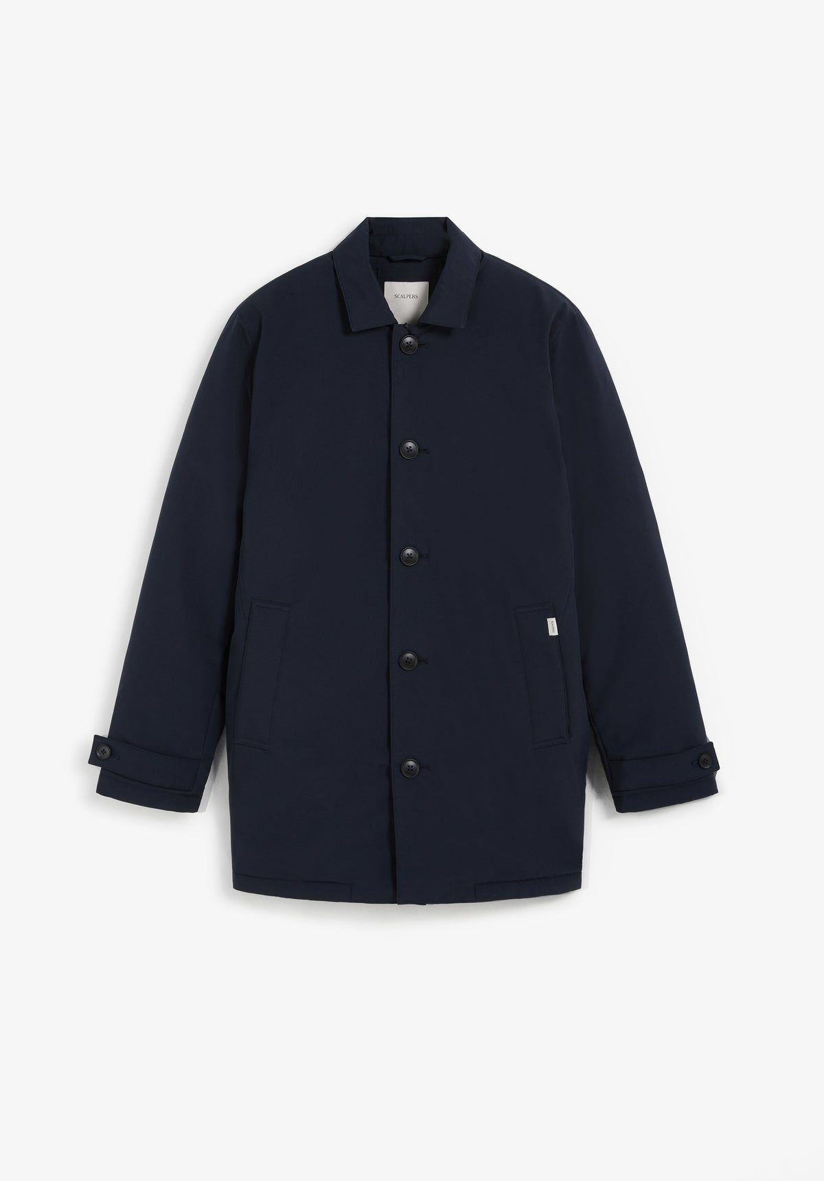 QUILTED TRENCH COAT WITH BUTTONS