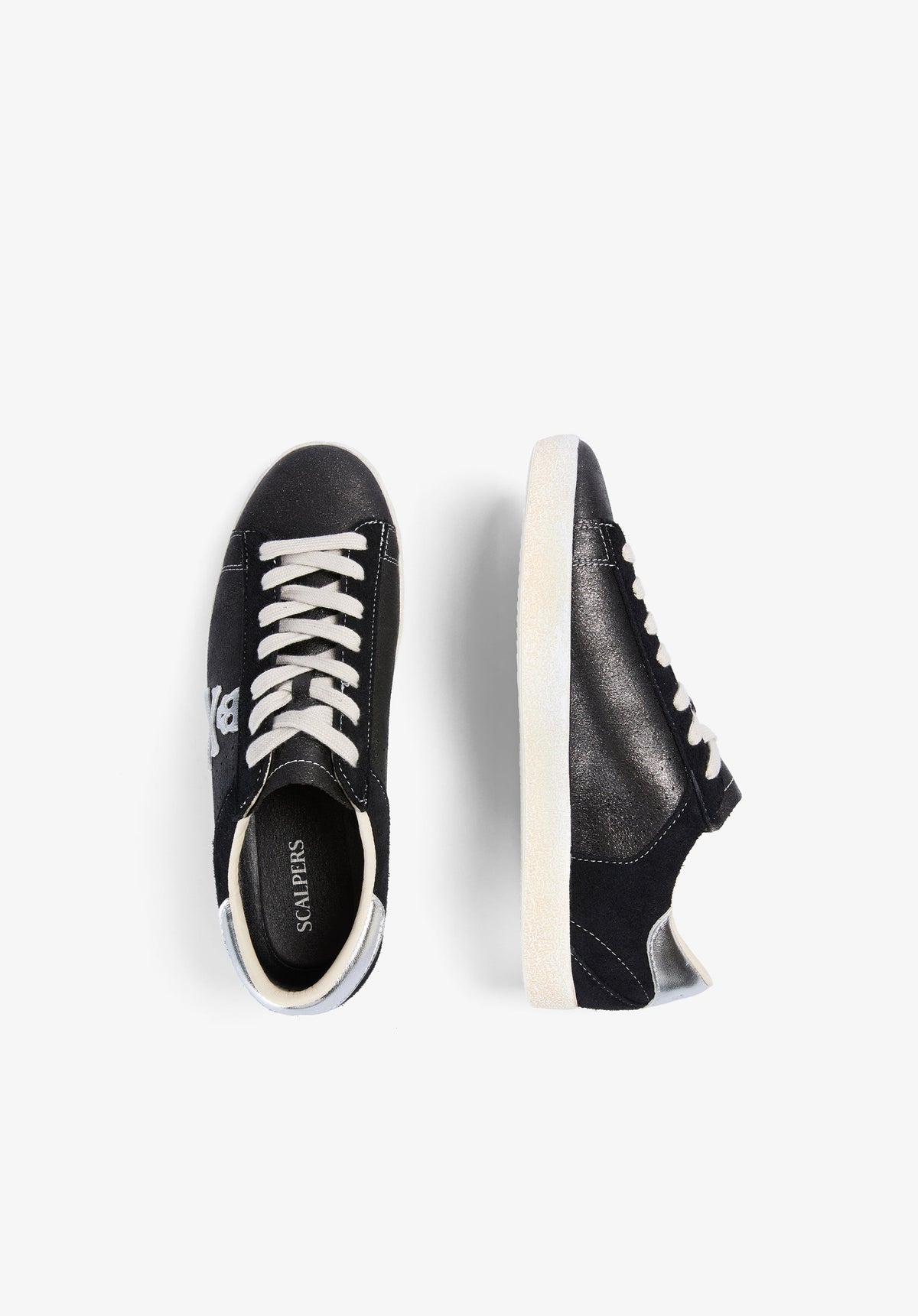 SCHENRY METALLIC SNEAKERS