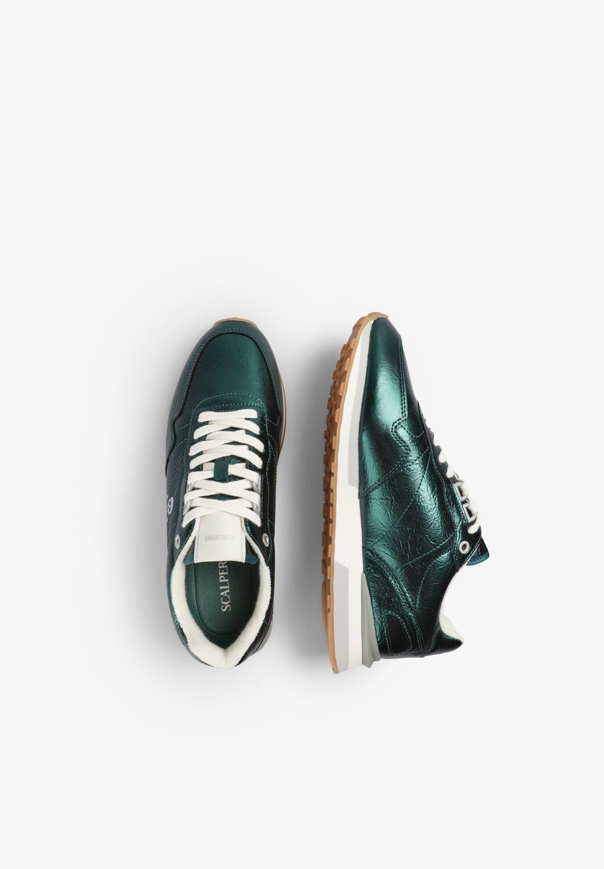 METALLIC SKULL SNEAKERS