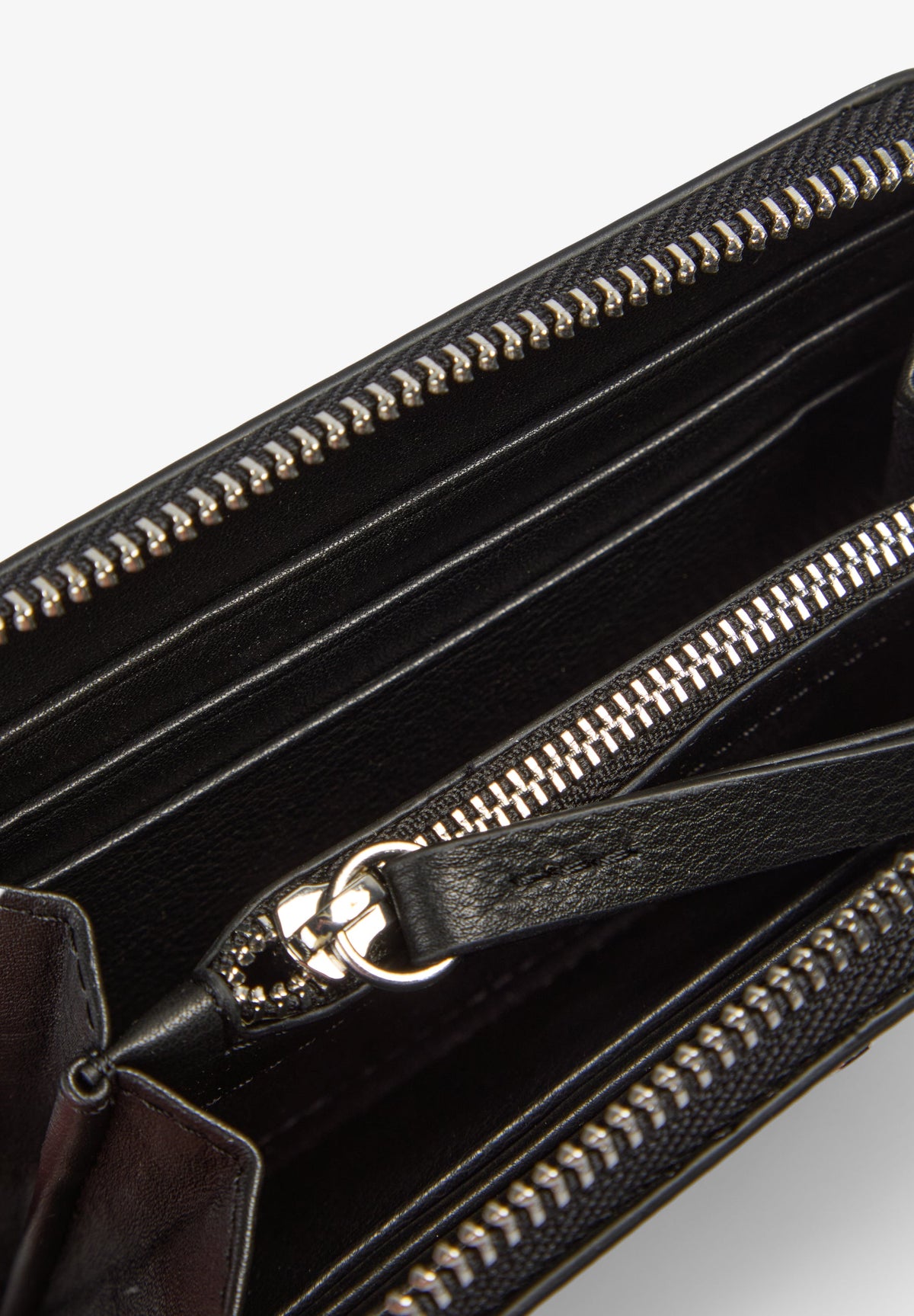 LEATHER COIN PURSE WITH ZIP