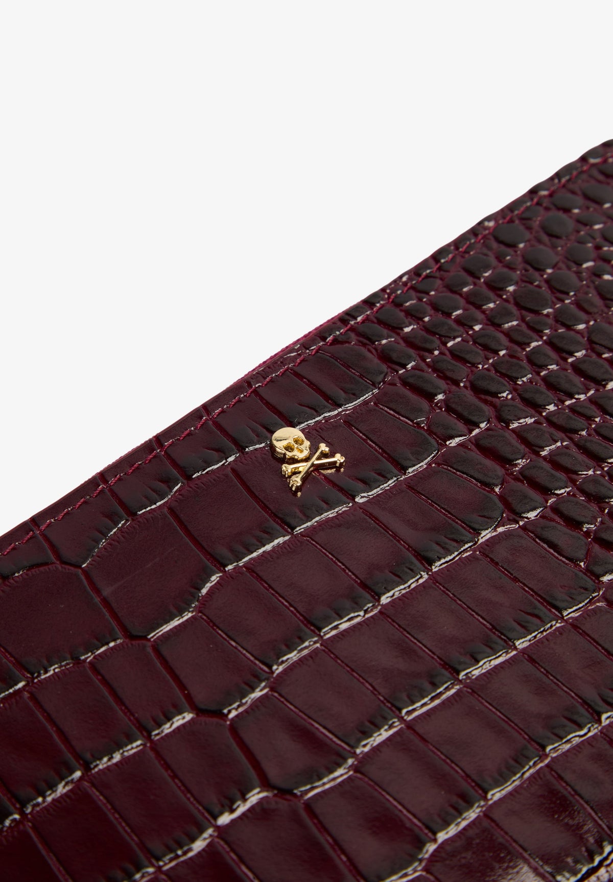 EMBOSSED LEATHER WALLET