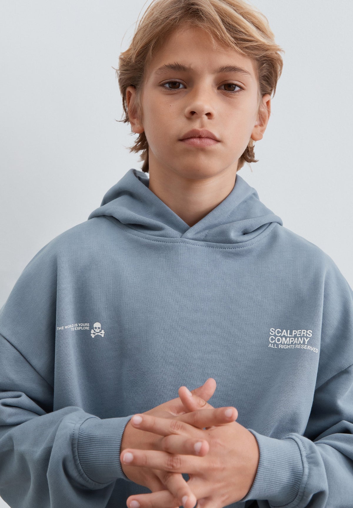 BOXY SWEATSHIRT WITH BACK LOGO
