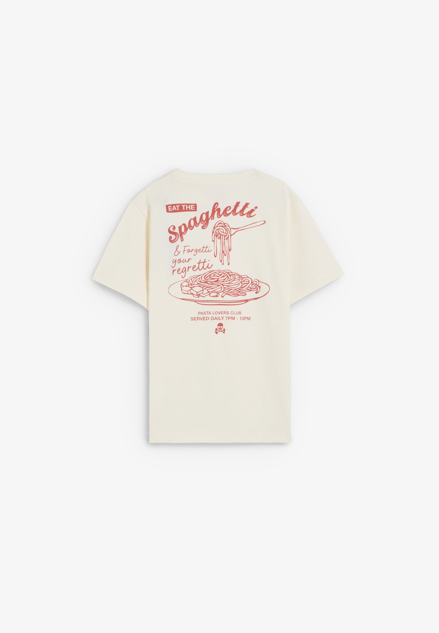 SPAGHETTI PRINT T-SHIRT