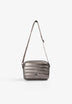 METALLIC QUILTED CROSSBODY BAG