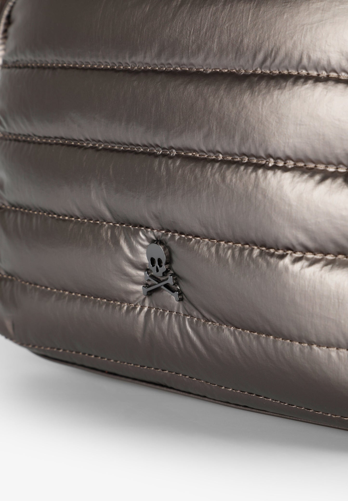 METALLIC QUILTED CROSSBODY BAG