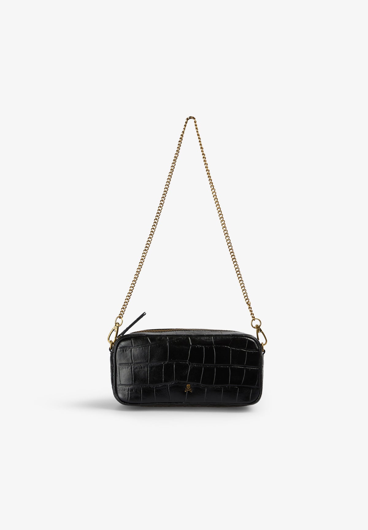 BAGUETTE LEATHER BAG