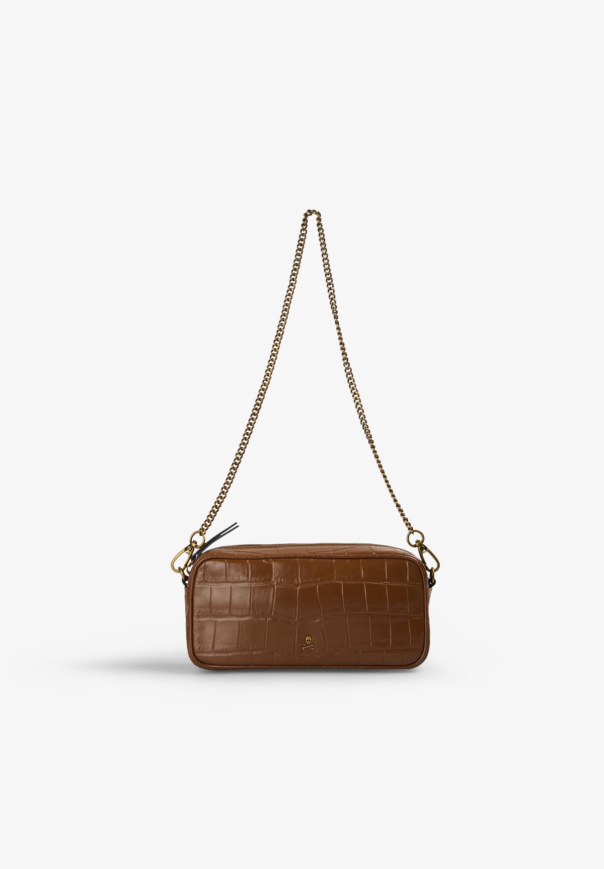 BAGUETTE LEATHER BAG