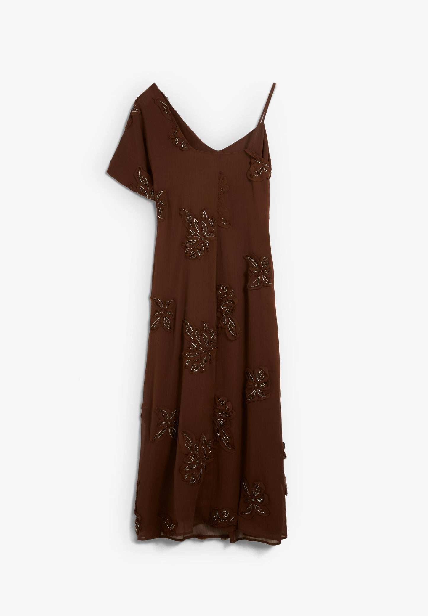 ASYMMETRIC BEADED DRESS