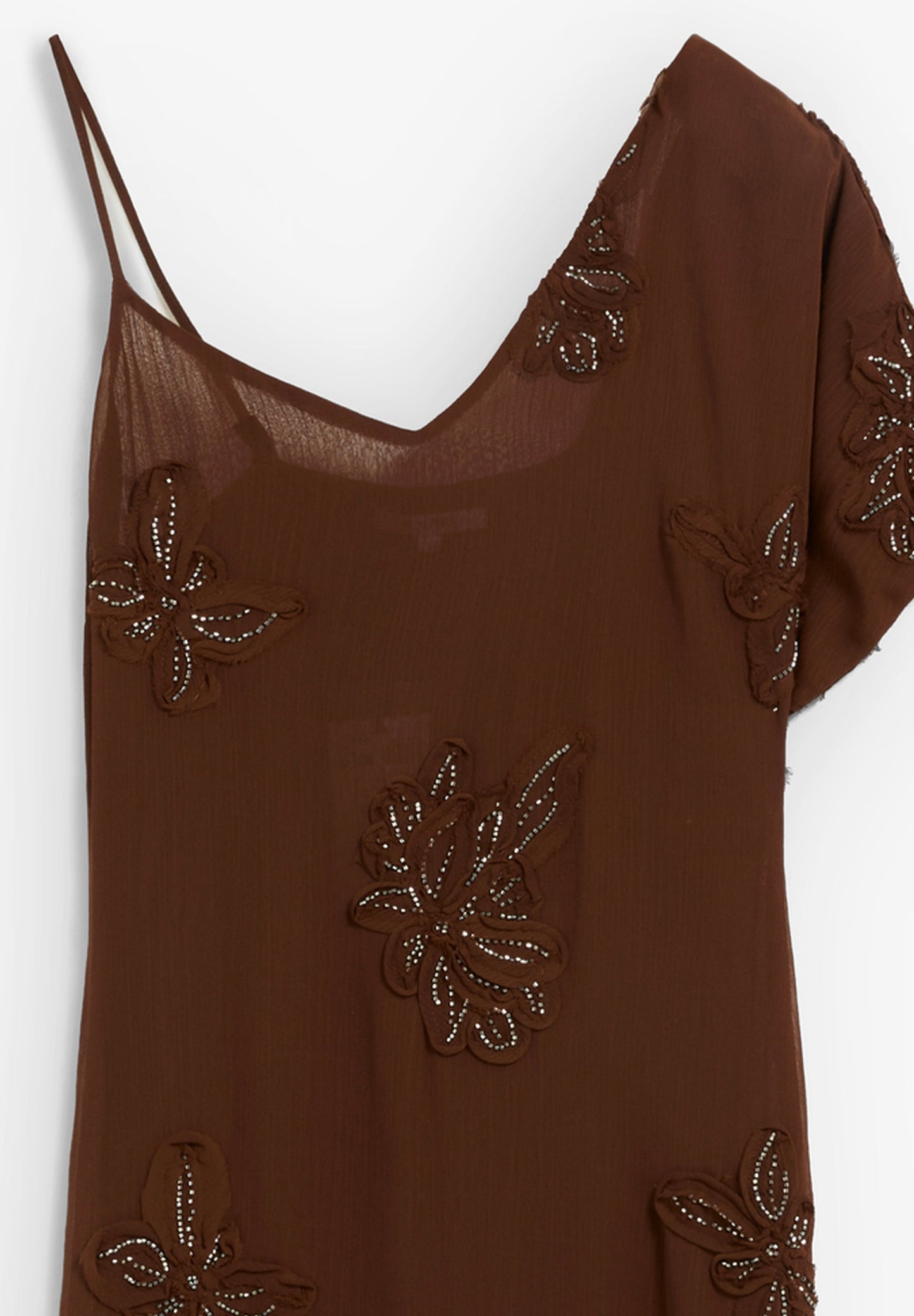 ASYMMETRIC BEADED DRESS