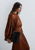 SATIN TOP WITH TEXTURE