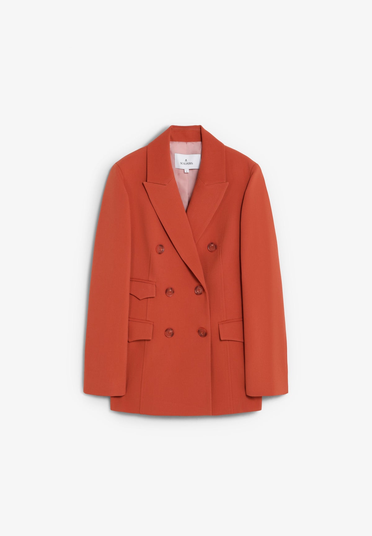 DOUBLE-BREASTED BLAZER WITH FLAPS
