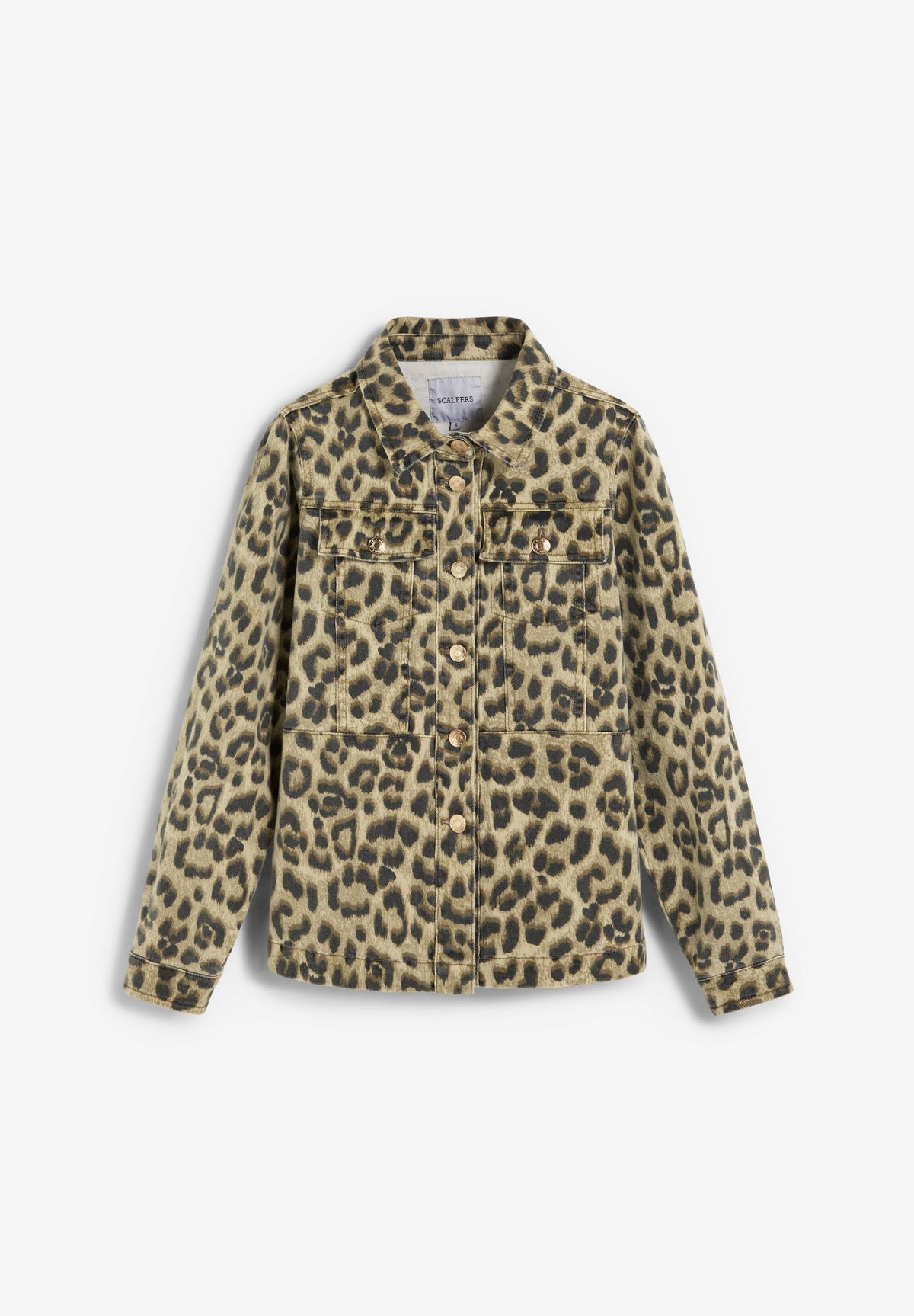 ANIMAL PRINT DENIM SHIRT