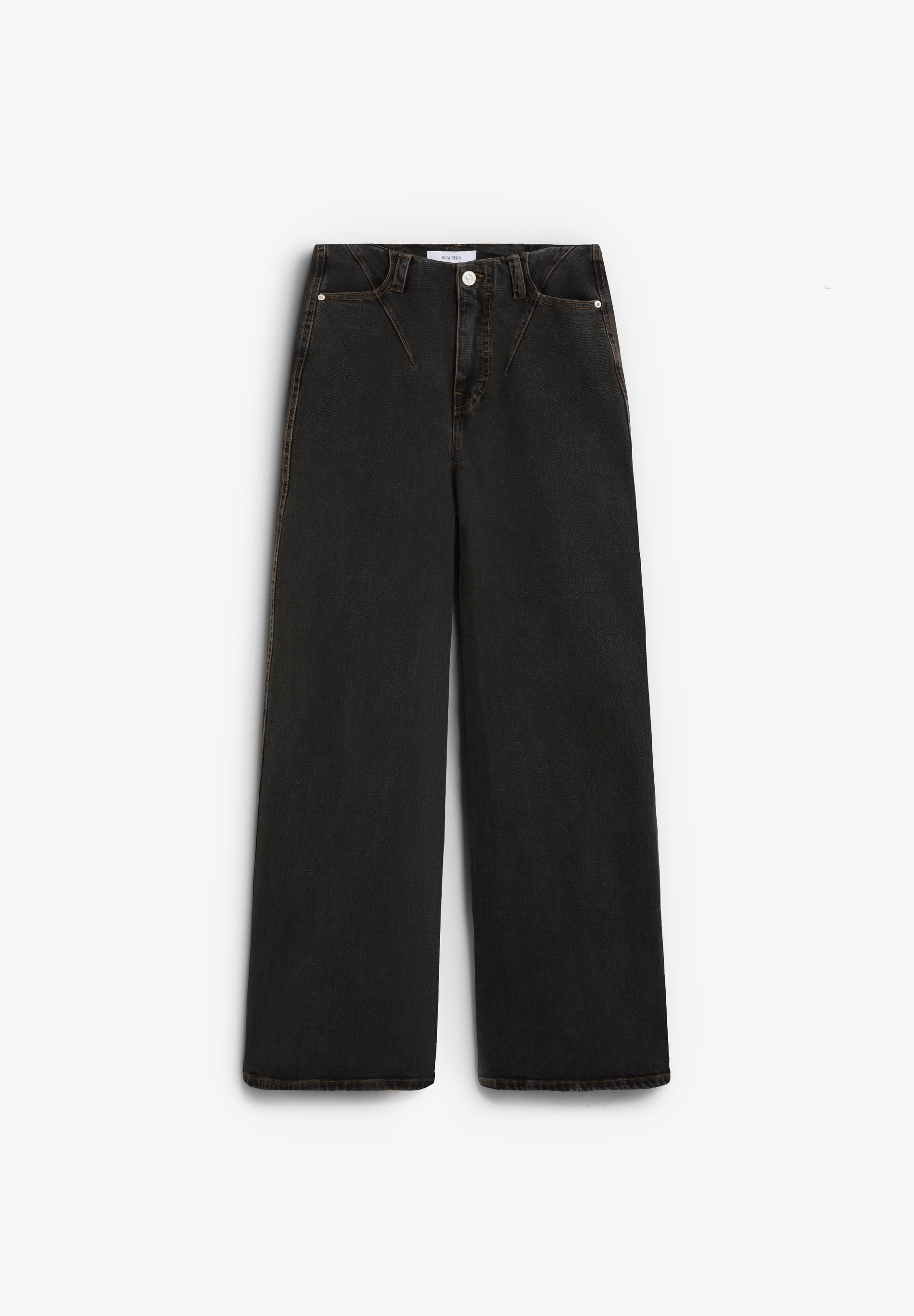 HIGH WAIST WIDE-LEG JEANS