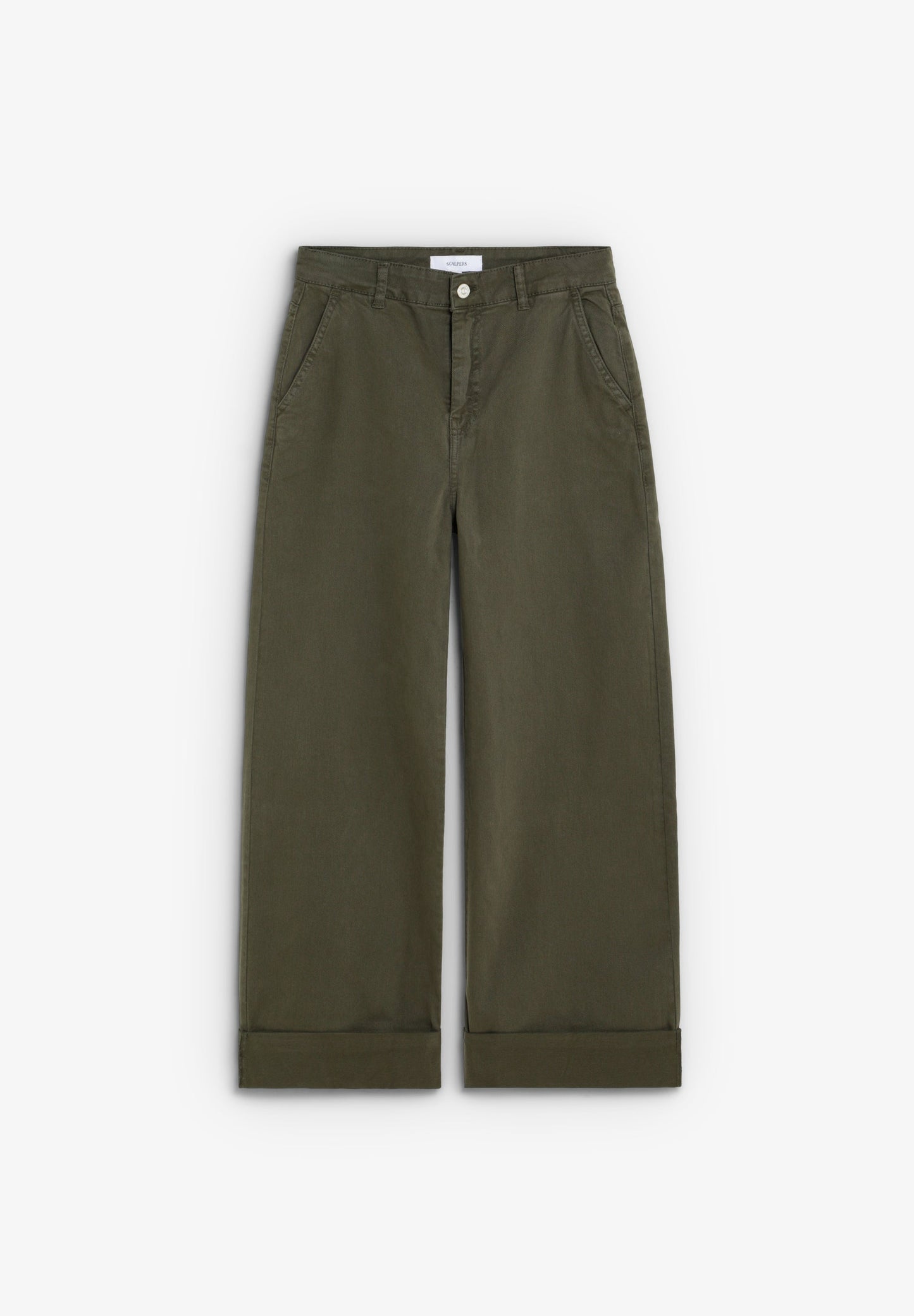 DENIM TROUSERS WITH HEM DETAIL