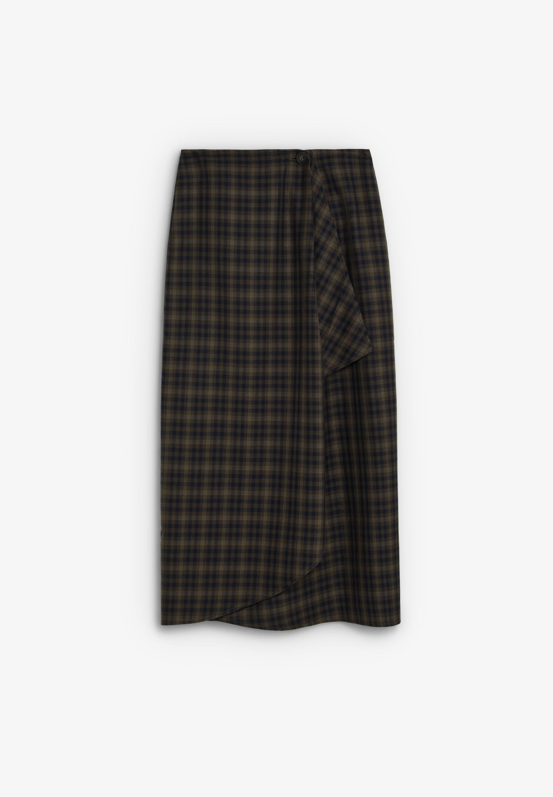 SCGREENCHECK BELT SKIRT