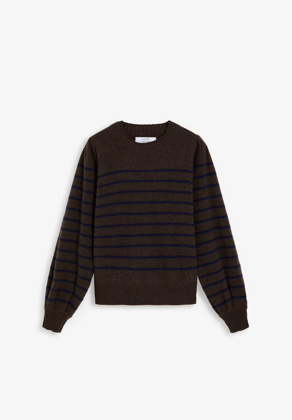 WOOL SWEATER WITH COLLAR DETAIL
