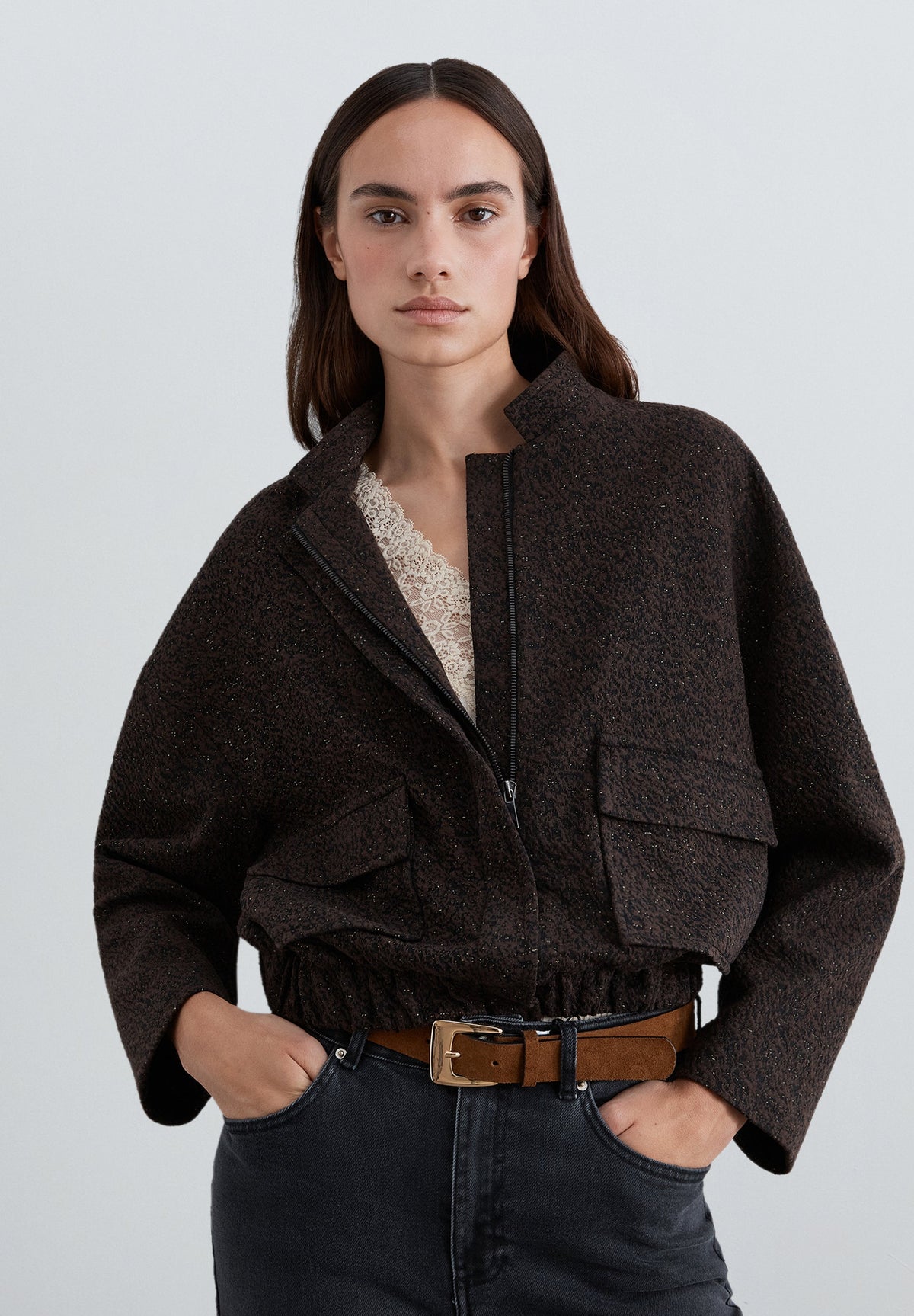LUREX BOMBER JACKET