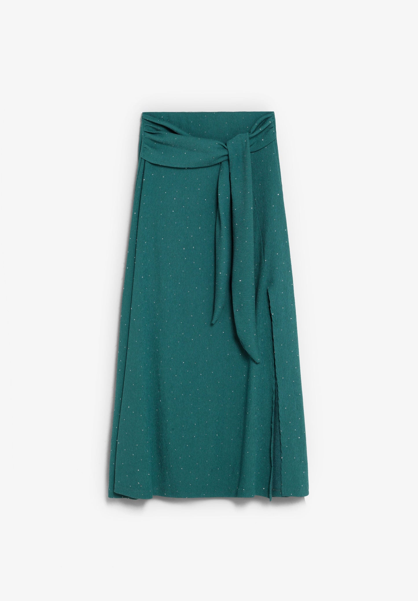 MIDI SKIRT WITH RHINESTONES