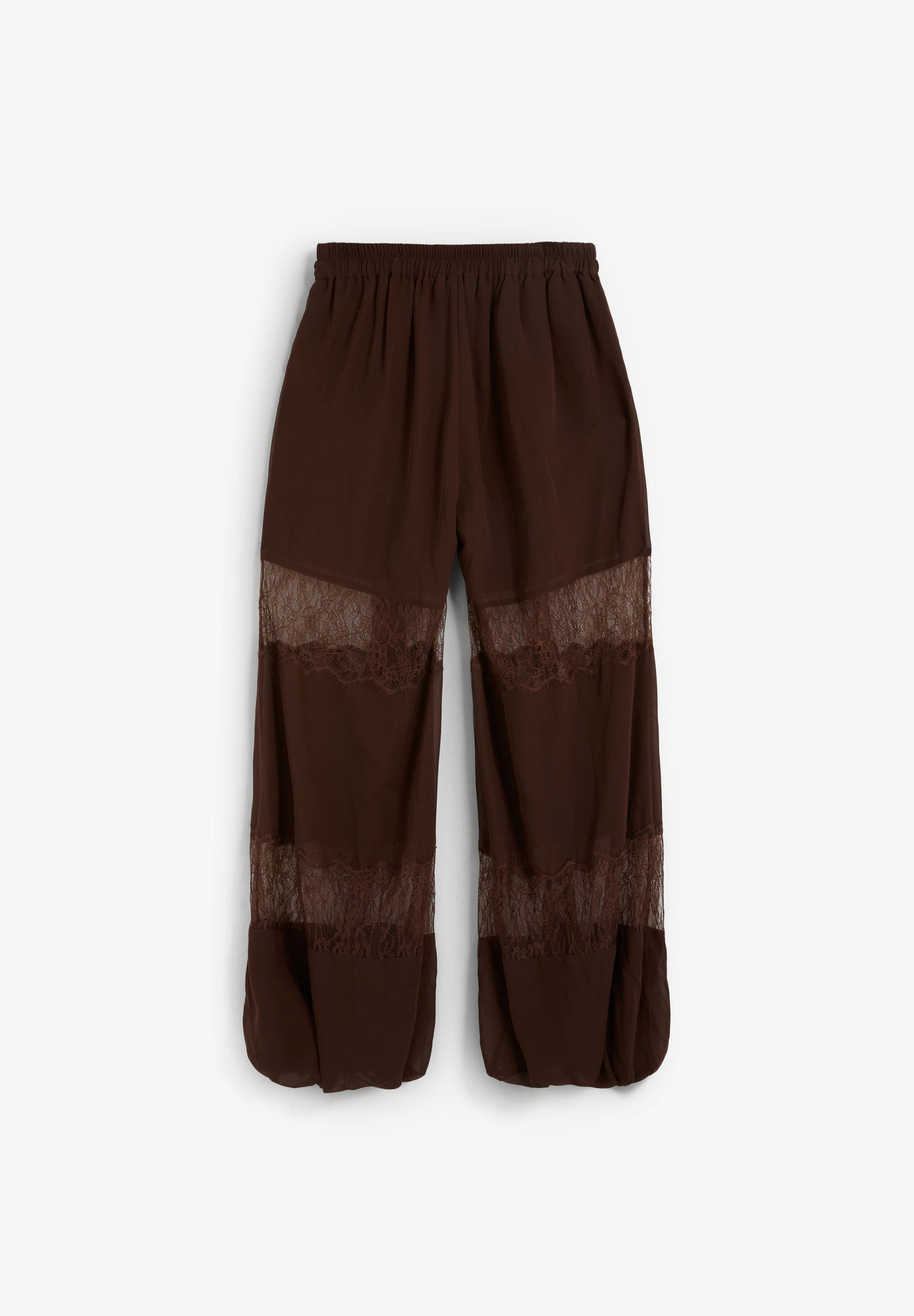 BALLOON TROUSERS WITH LACE