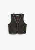 SCLEATHER STUDS VEST
