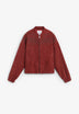 SCLEATHER SUEDE BOMBER JACKET