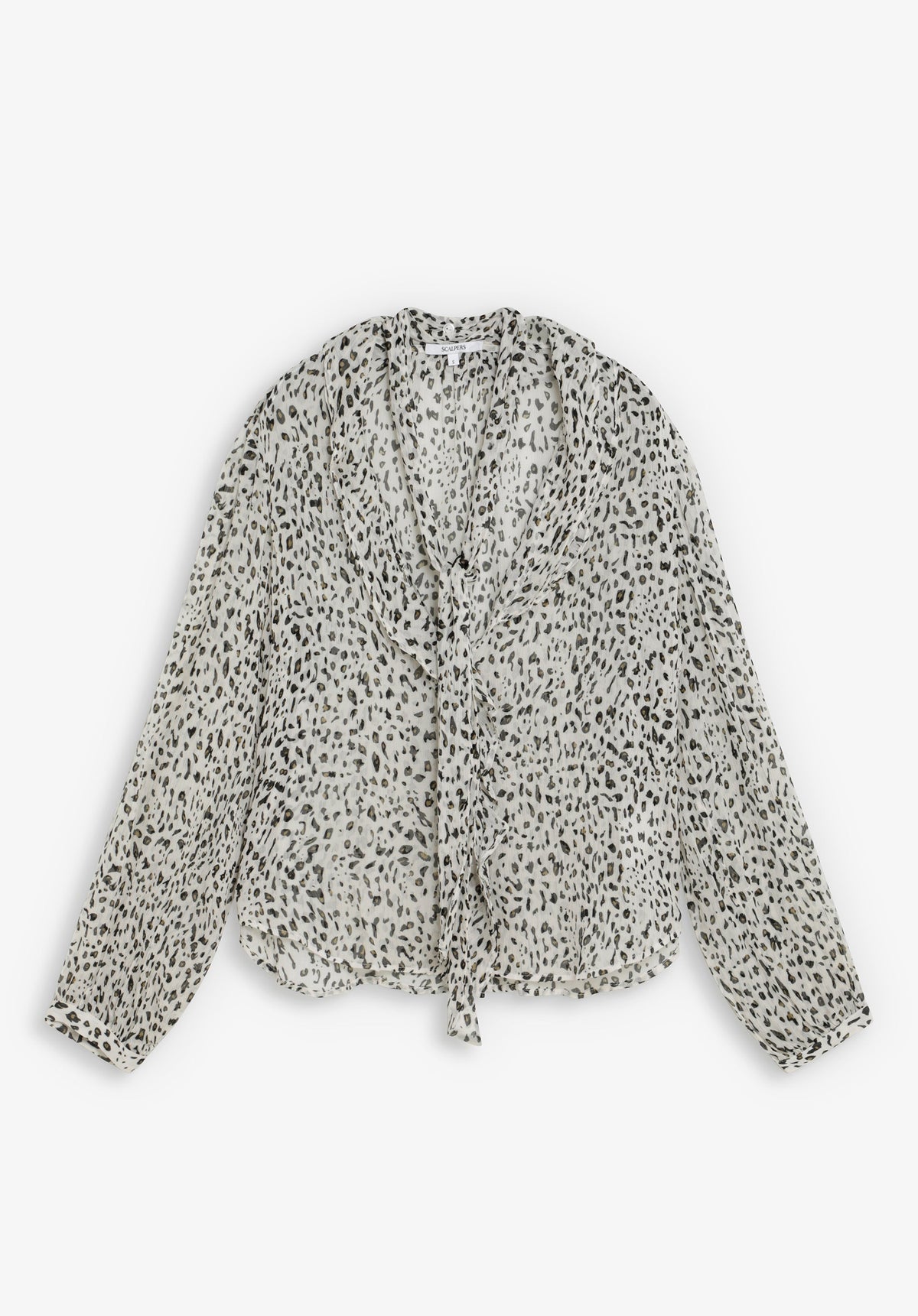 SCLEO FRINGES PRINT BLOUSE