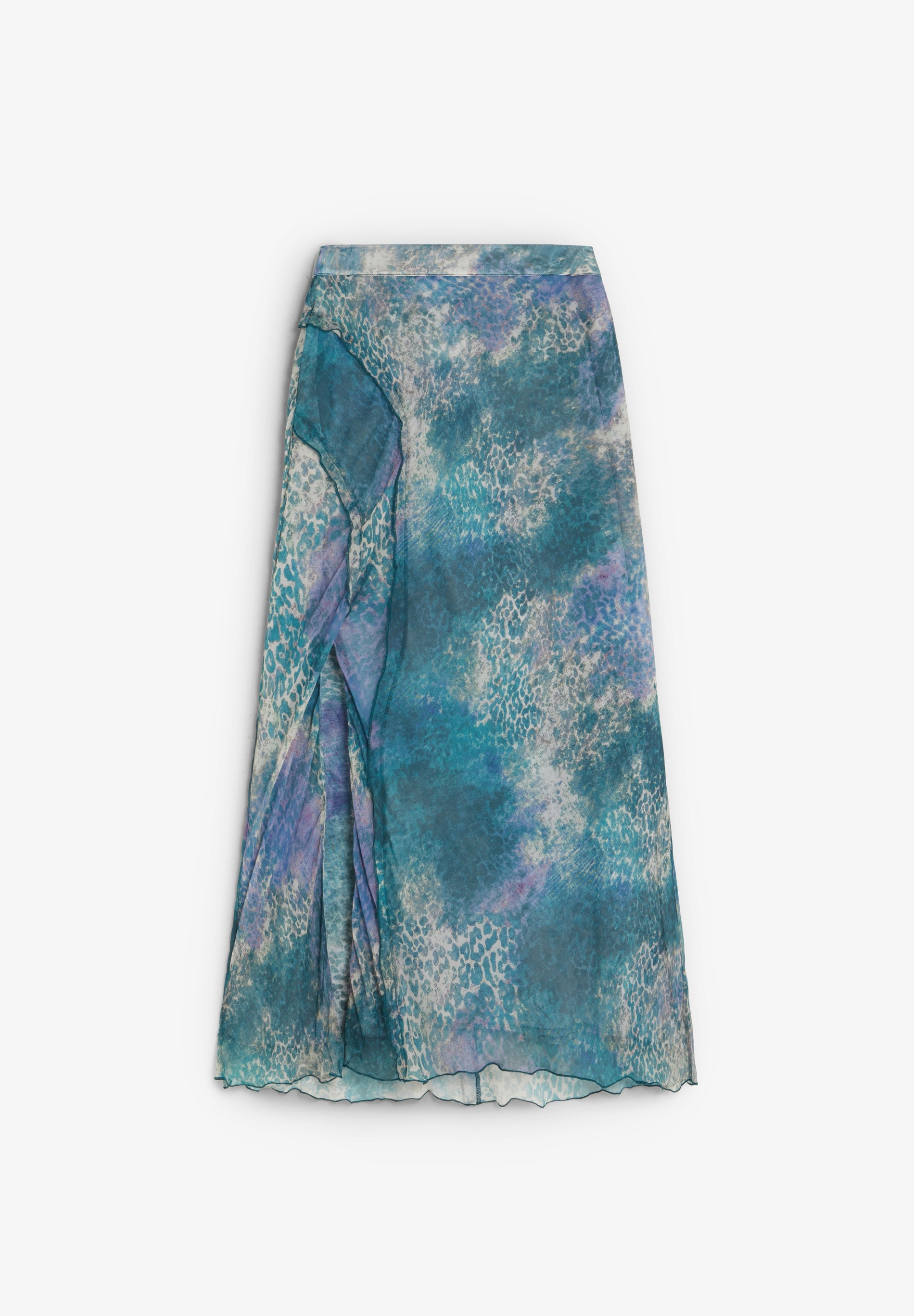 FLOWING SKIRT WITH MATCHING PRINT