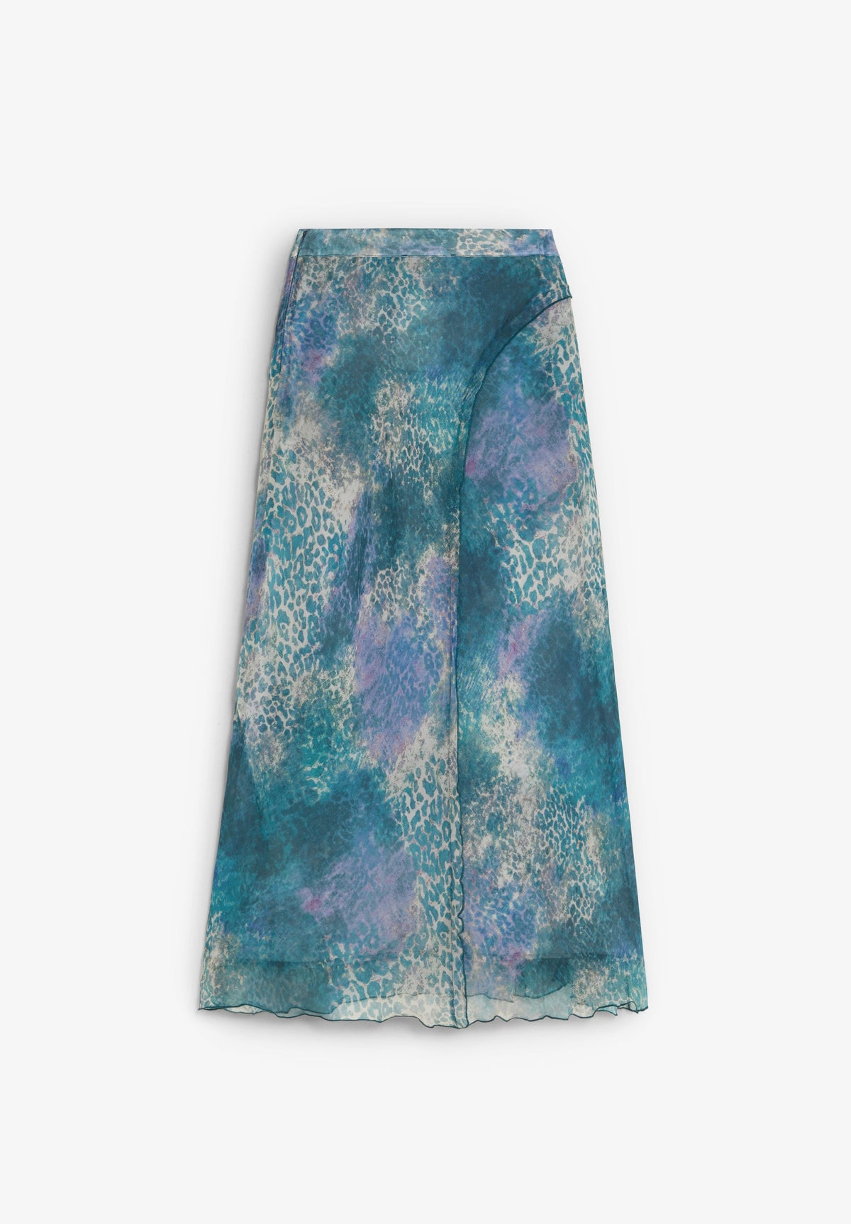 FLOWING SKIRT WITH MATCHING PRINT