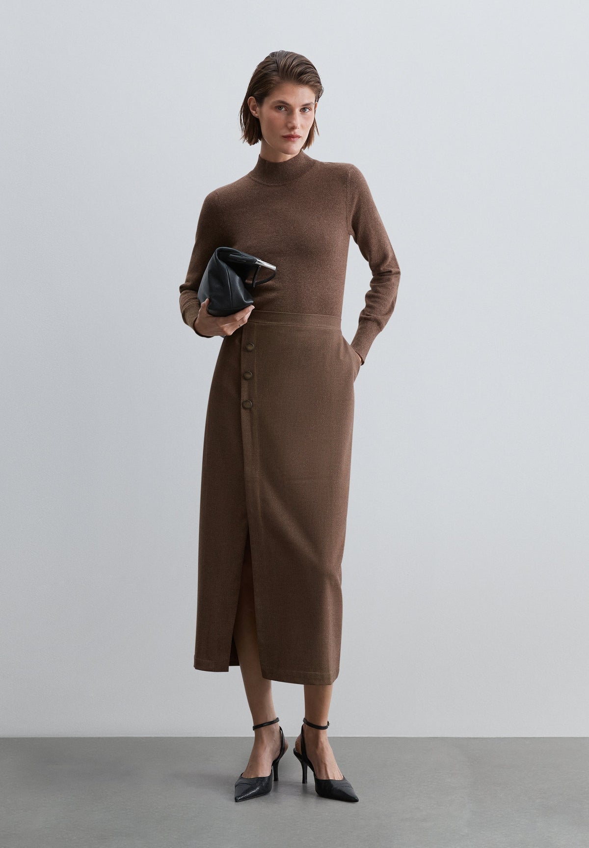 LUREX KNIT SKIRT
