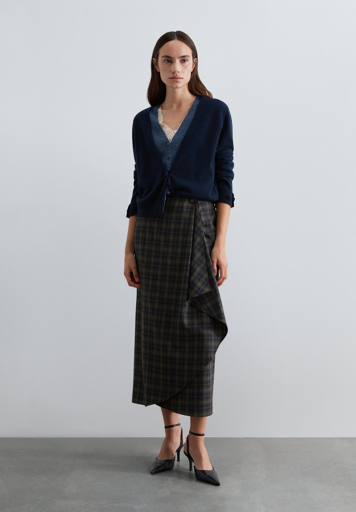 DOUBLE CARDIGAN WITH BUTTONS