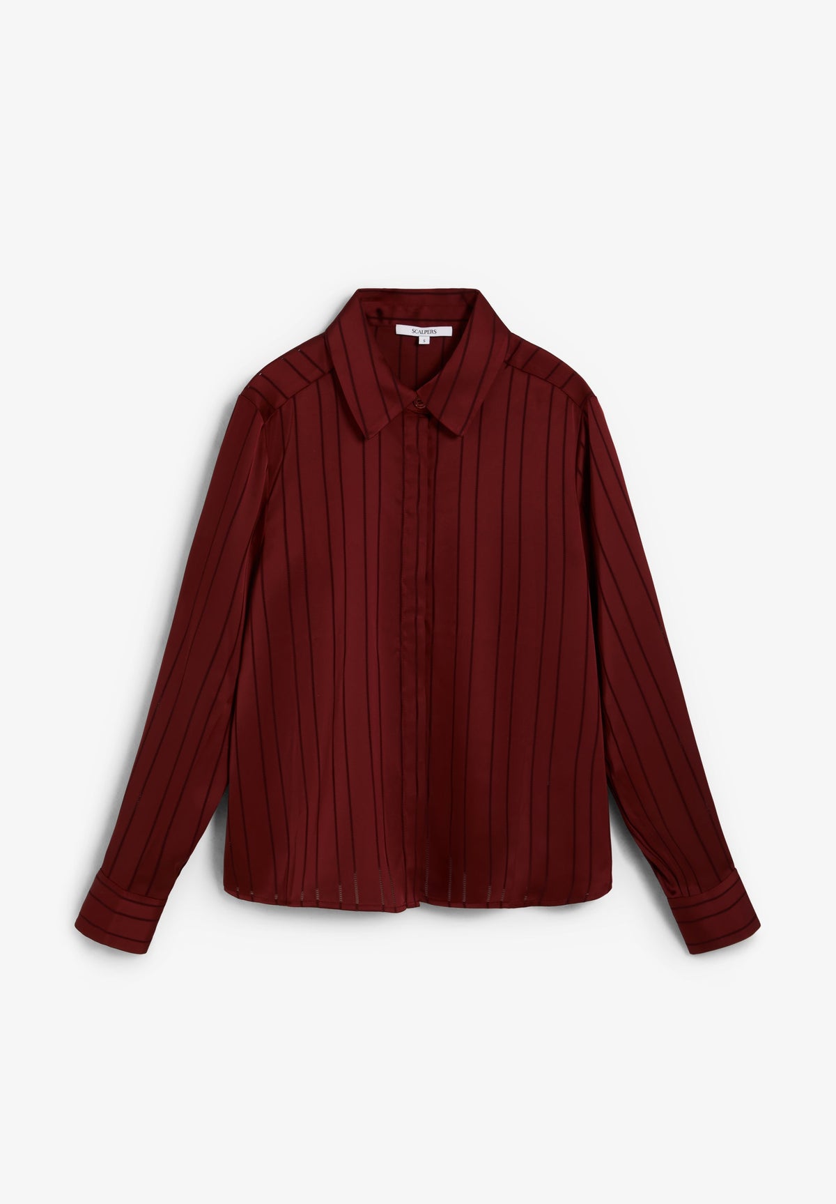 STRIPED OPENWORK SHIRT