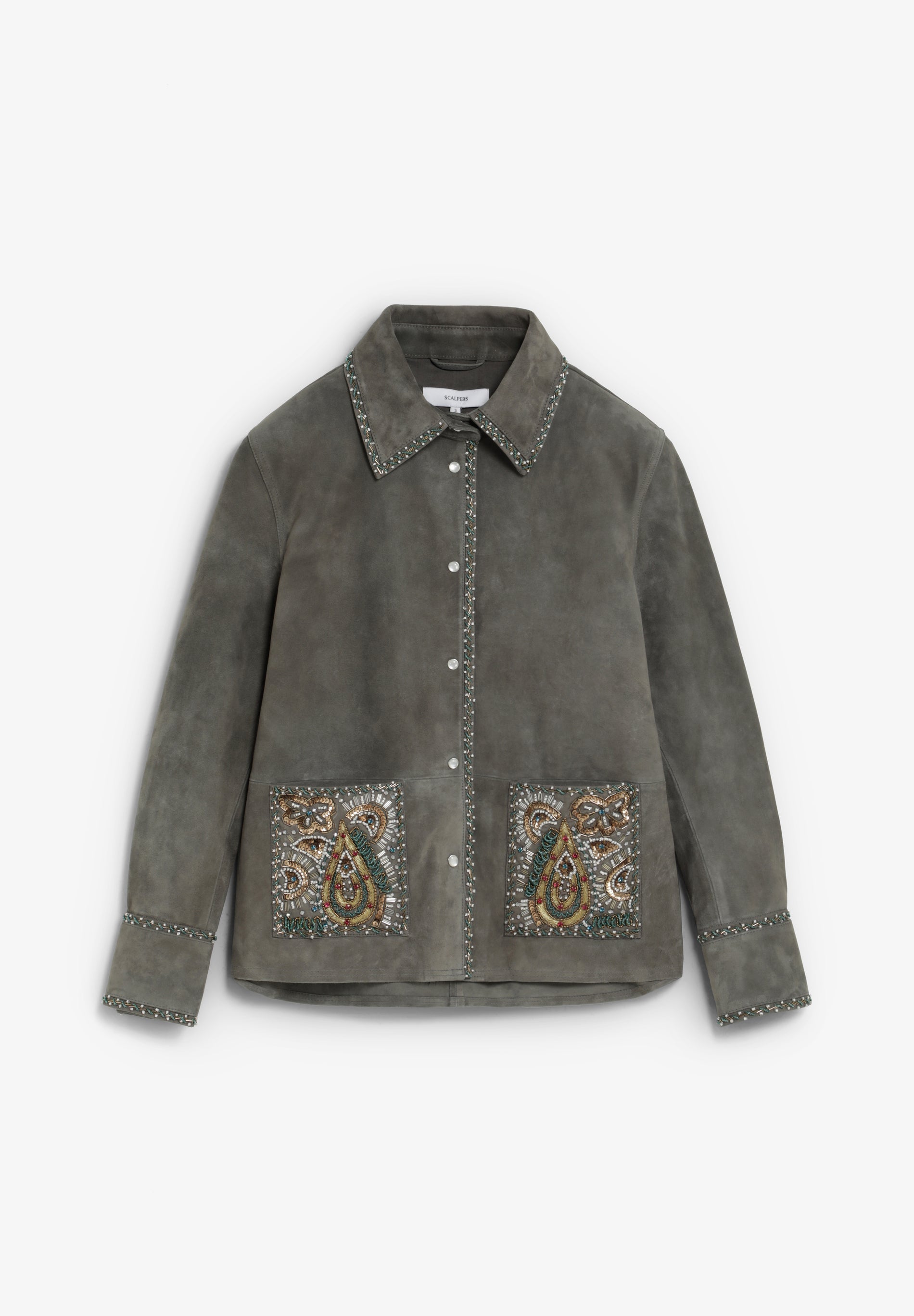 BEADED SUEDE JACKET