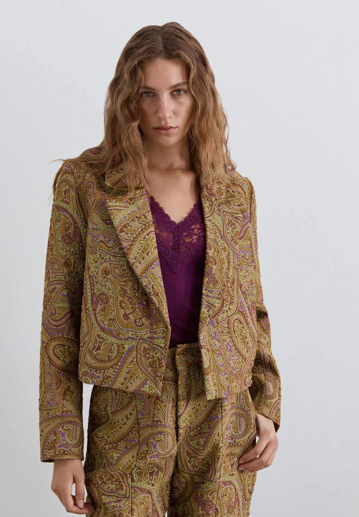PAISLEY PRINT JACKET