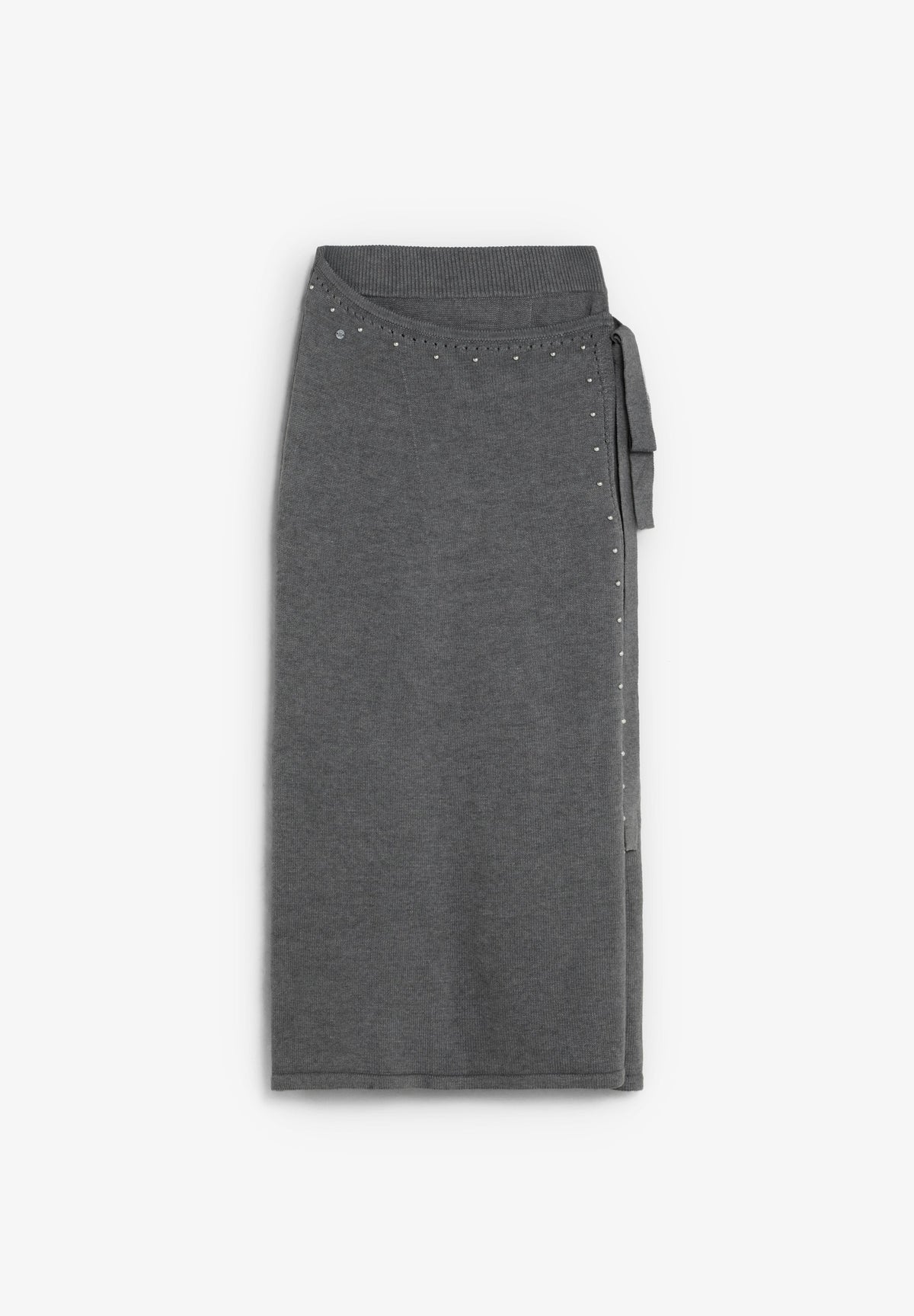 SCPOLO STUDS KNIT SKIRT