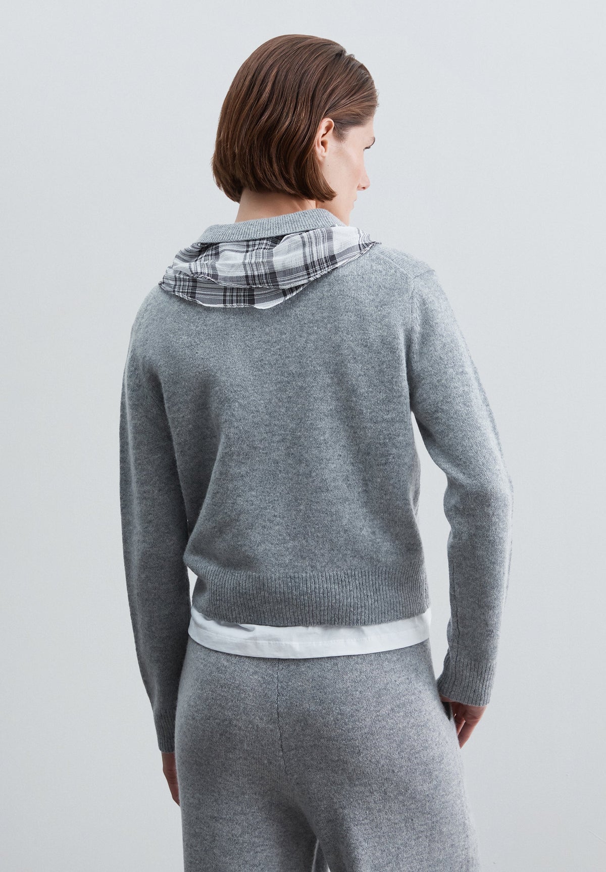 SCSCARF KNIT CARDIGAN
