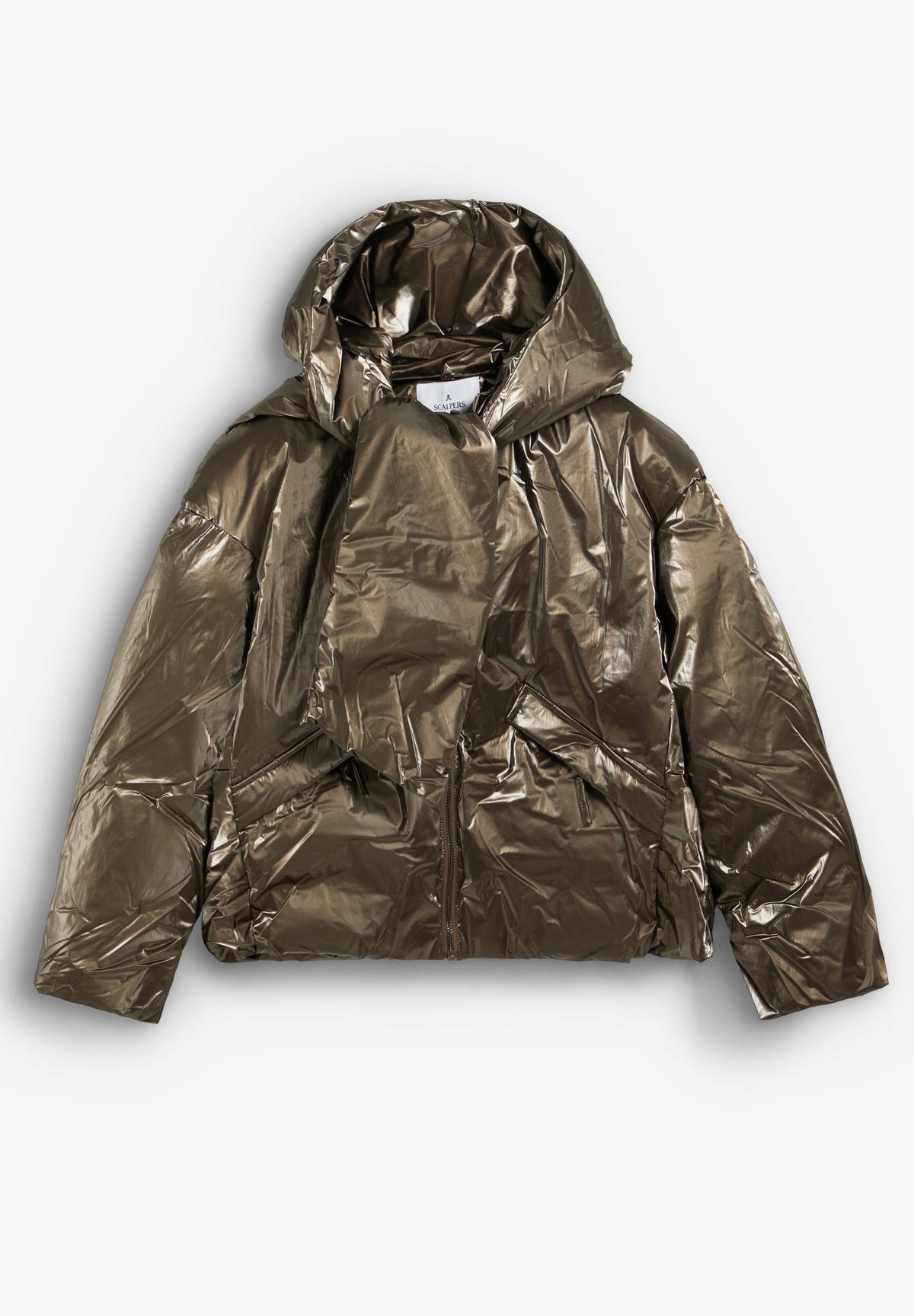 QUILTED METALLIC COAT