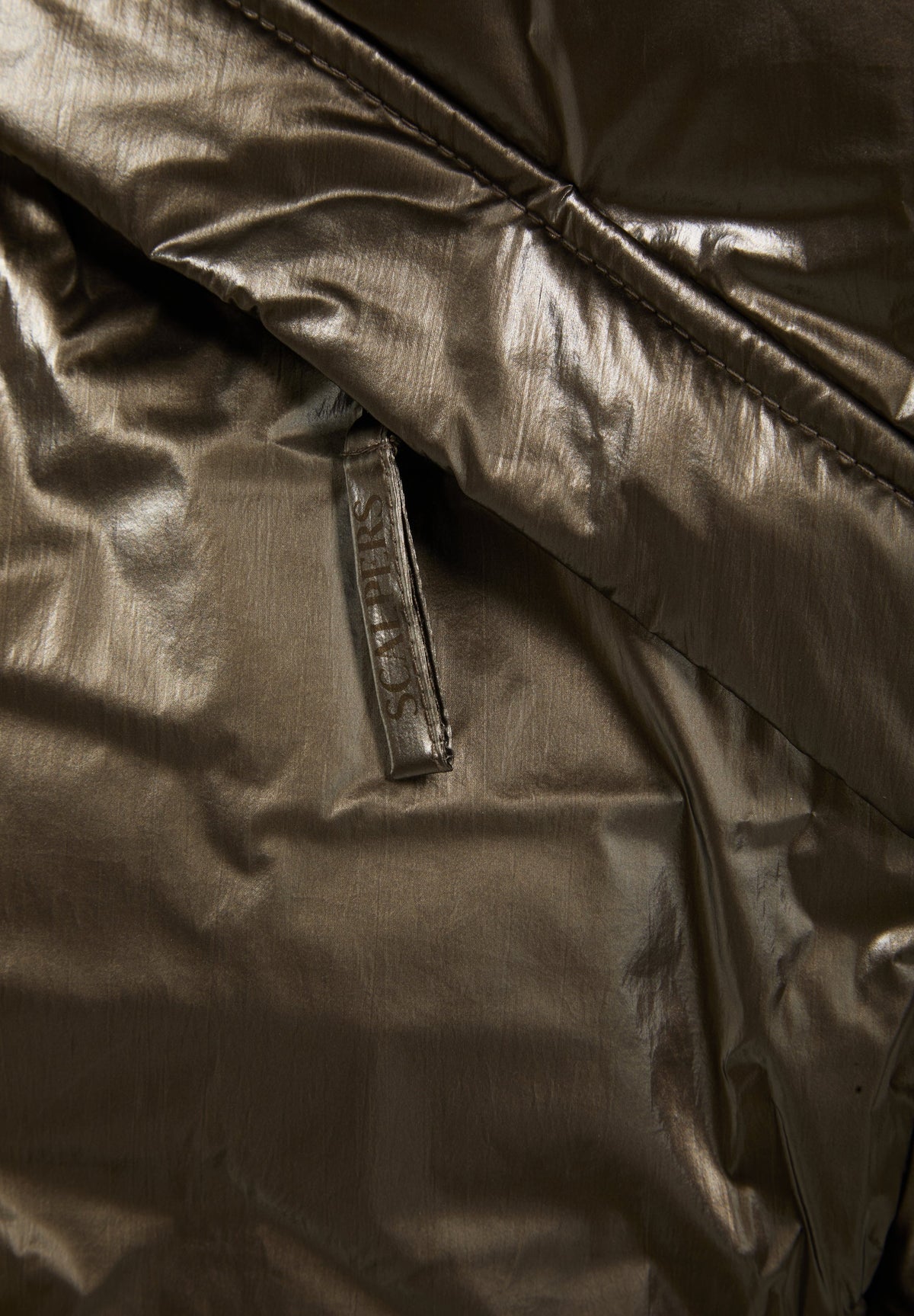 QUILTED METALLIC COAT