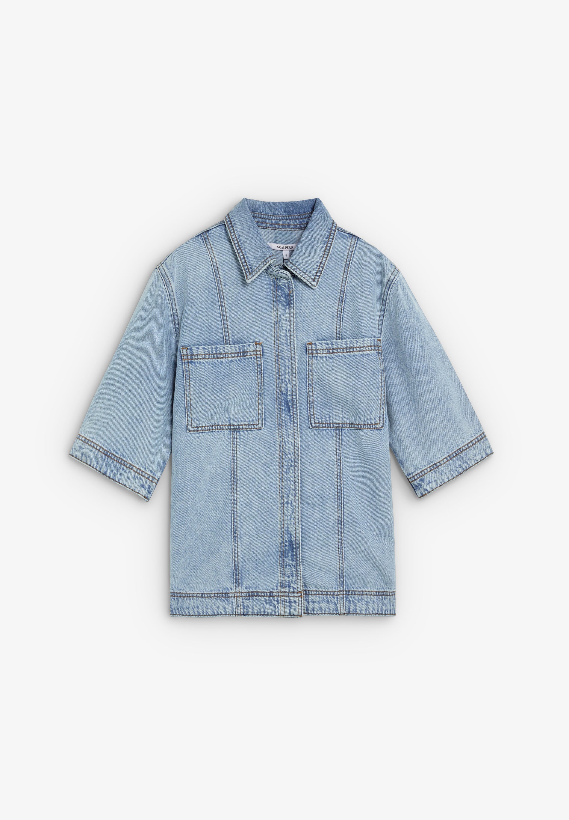 DENIM SHIRT WITH POCKETS