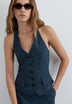 LUREX STRIPE WAISTCOAT