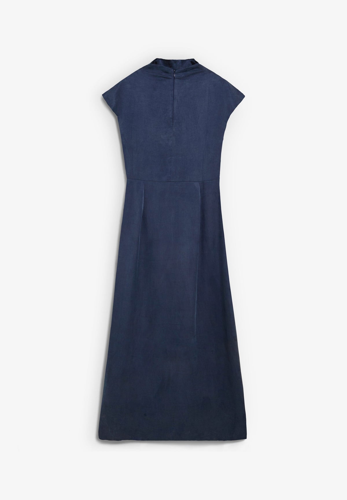 FLOWING DRAPED SIDE DRESS