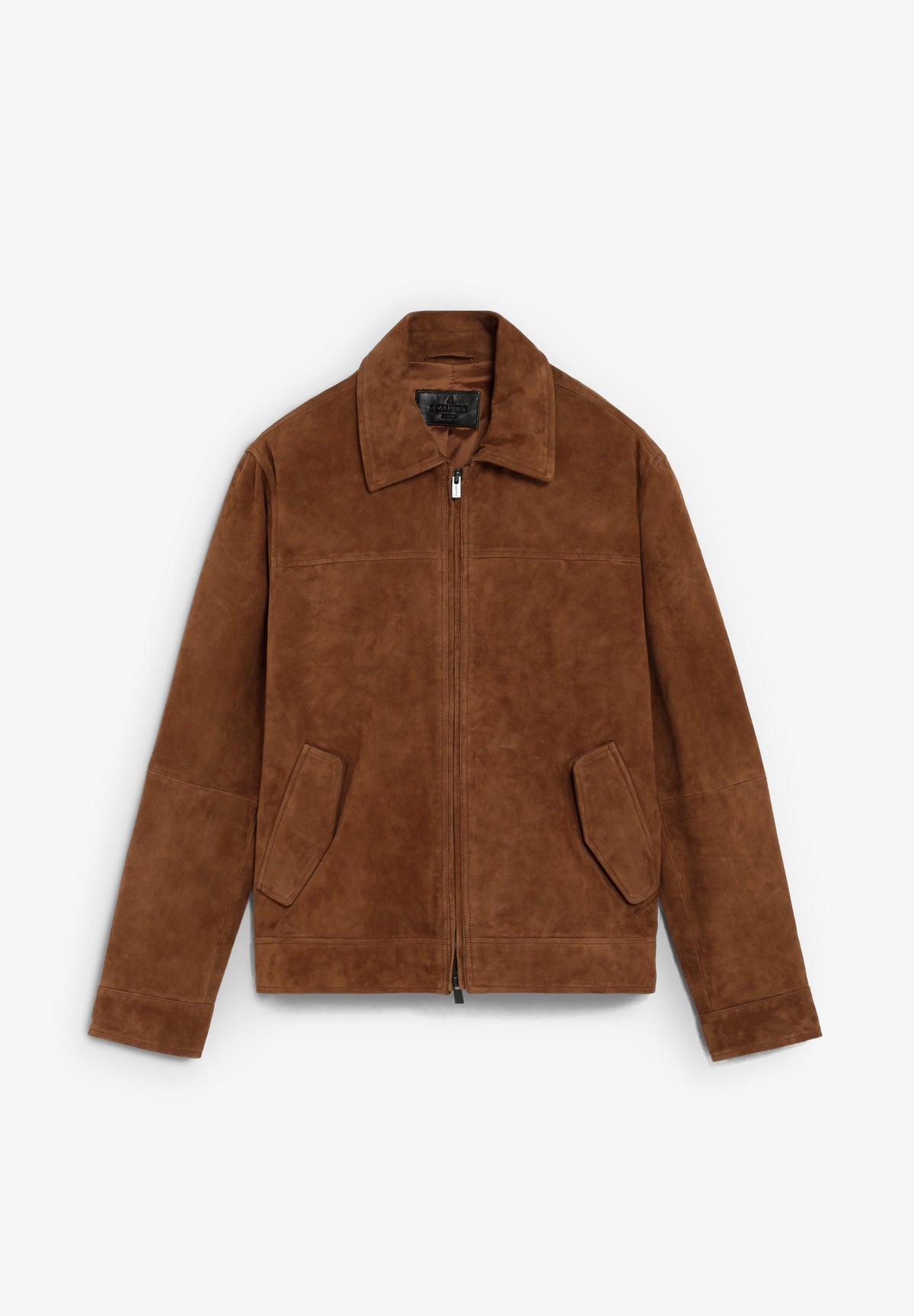 SUEDE JACKET WITH POCKETS