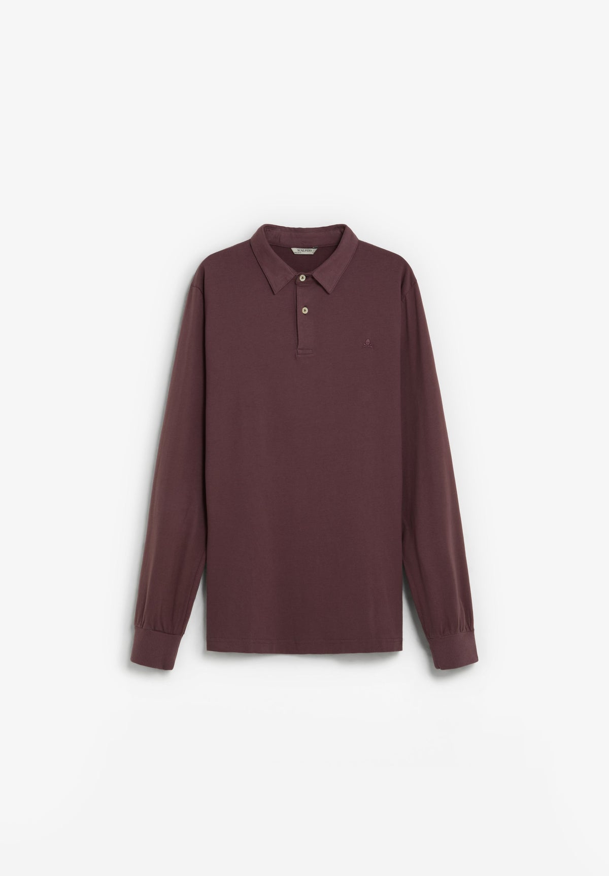 FADED LONG SLEEVE POLO SHIRT