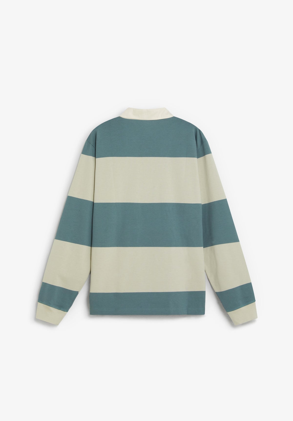 LONG SLEEVE STRIPED POLO SHIRT