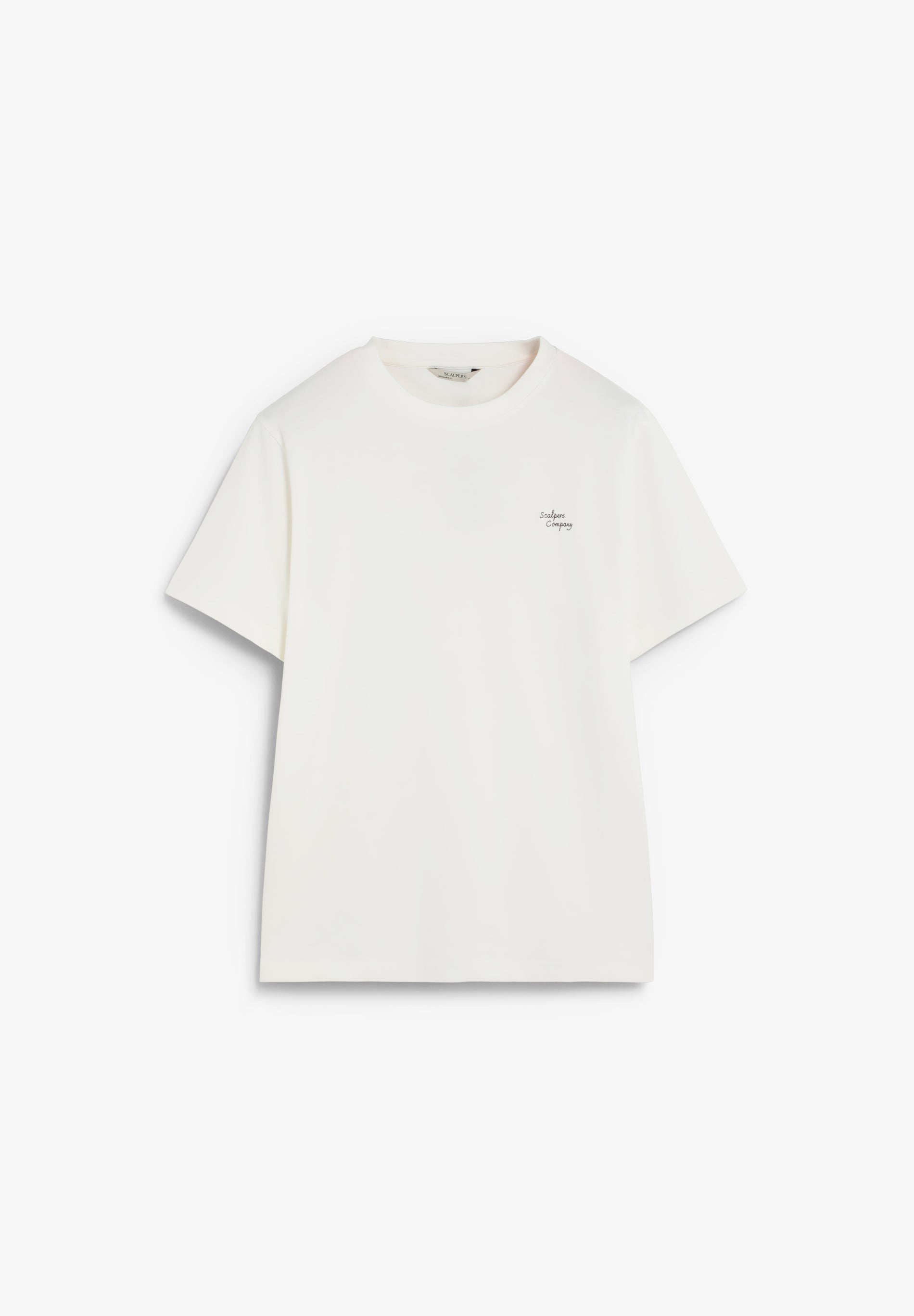 HEAVY KNIT EMBROIDERED T-SHIRT