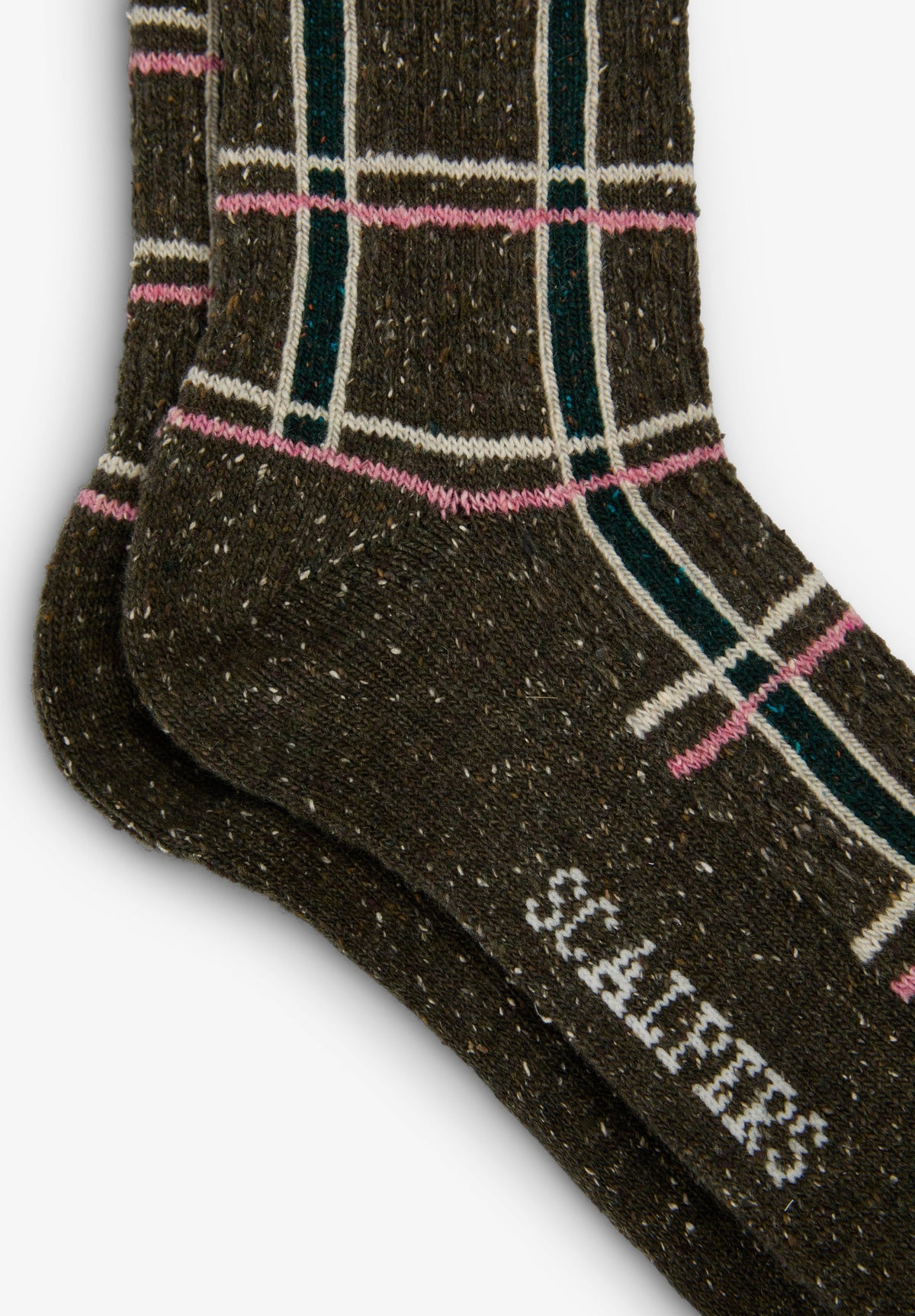SCMELANGECHECKS SOCKS
