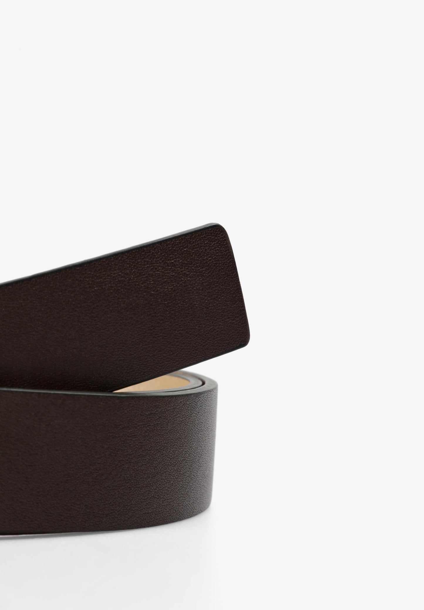 REVERSIBLE LEATHER BELT WITH SKULL