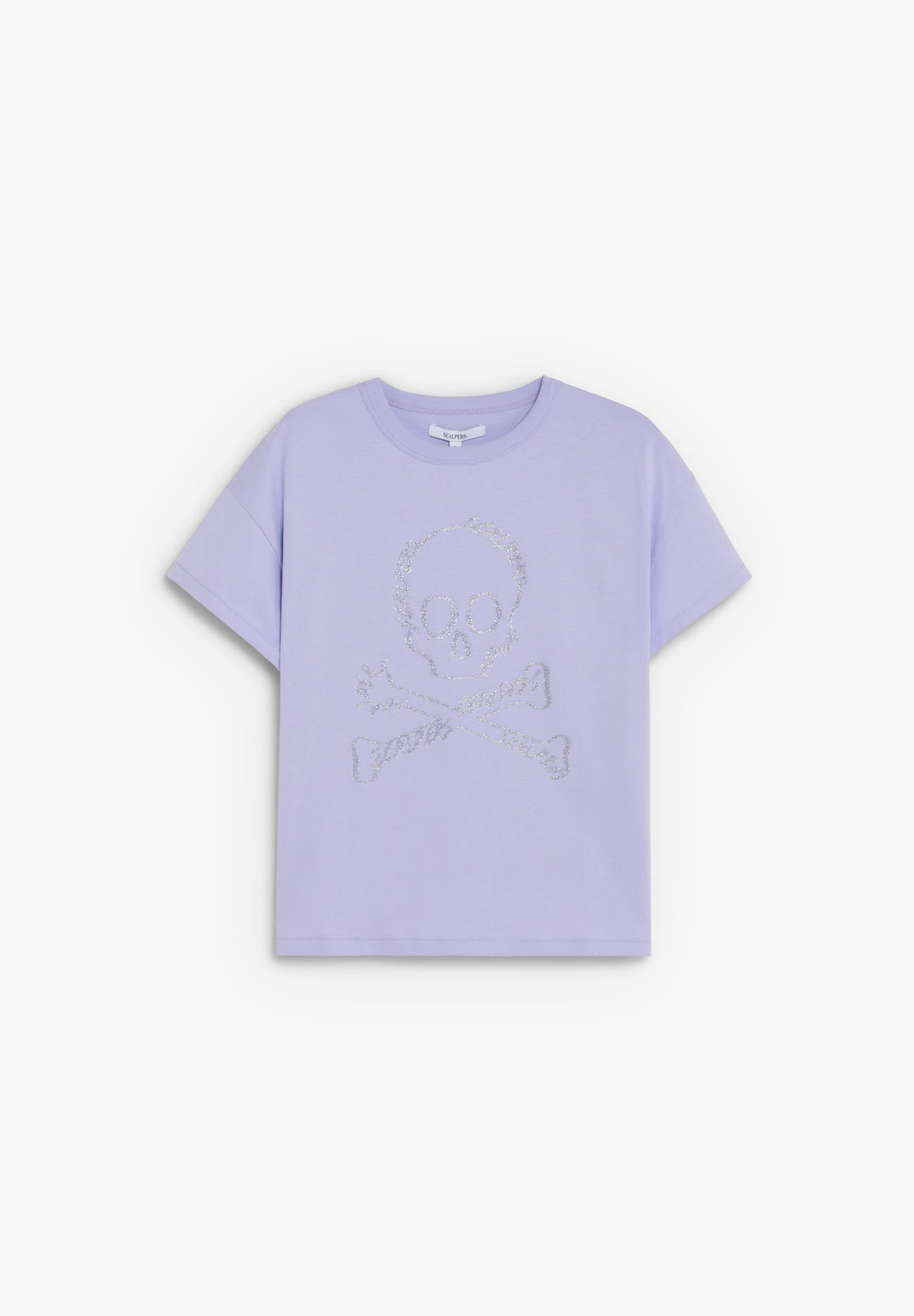 GLITTER SKULL T-SHIRT