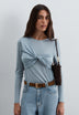 LYOCELL T-SHIRT WITH KNOT